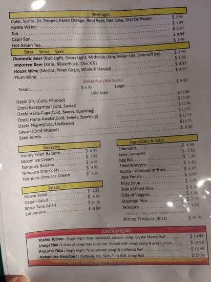 Menu 3