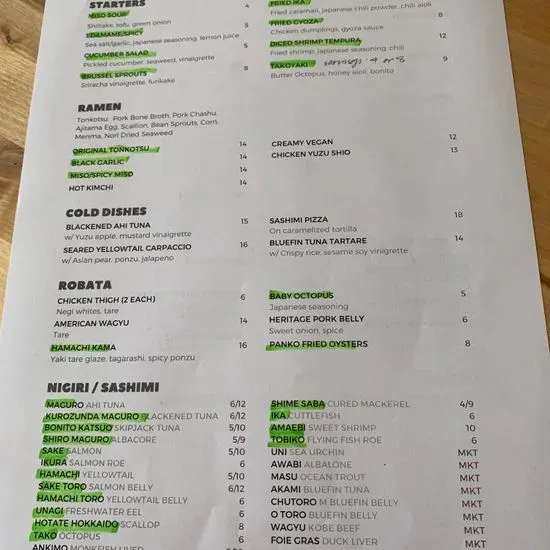 Menu 2