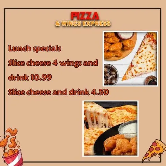 Pizza & Wings Express Menu Chandler, AZ Checkle