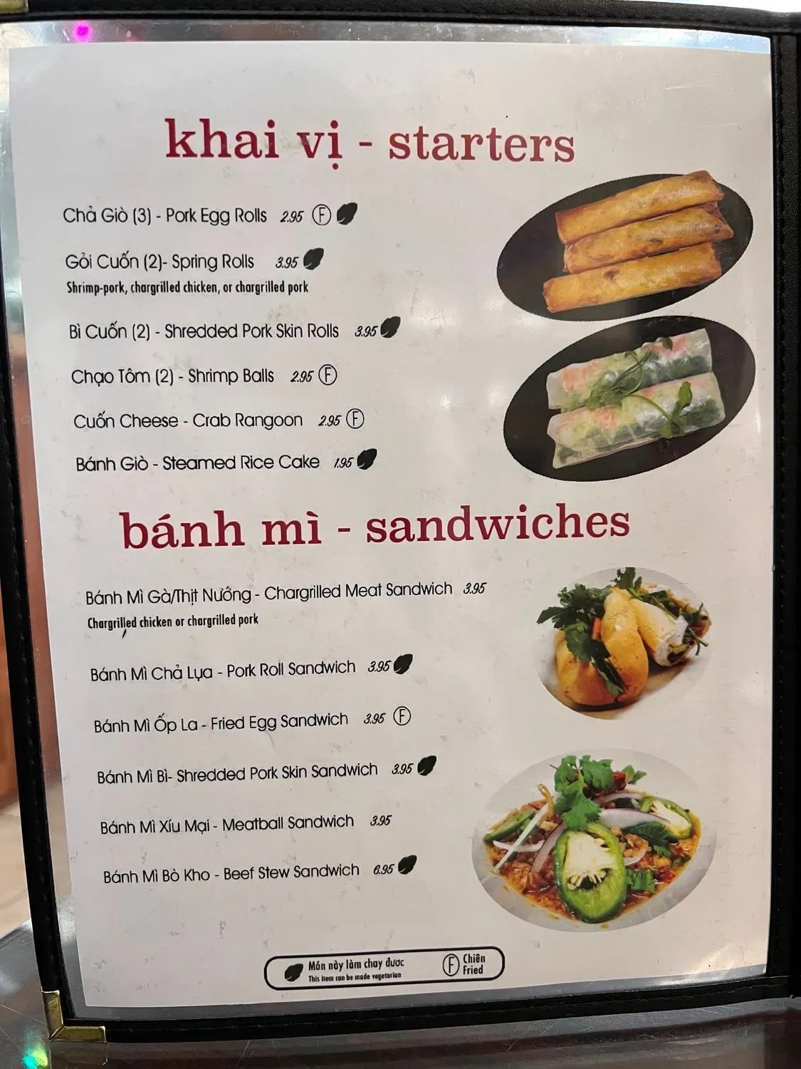 Menu 2