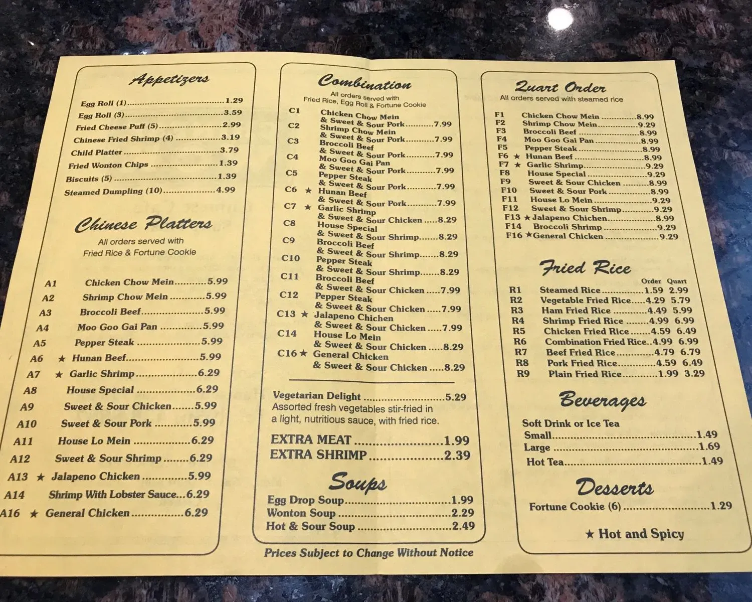 Menu 2