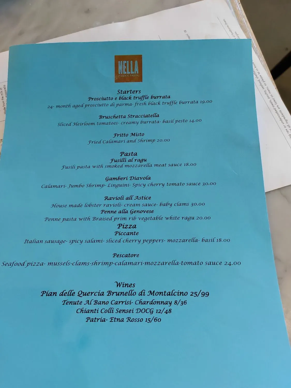 Menu 4