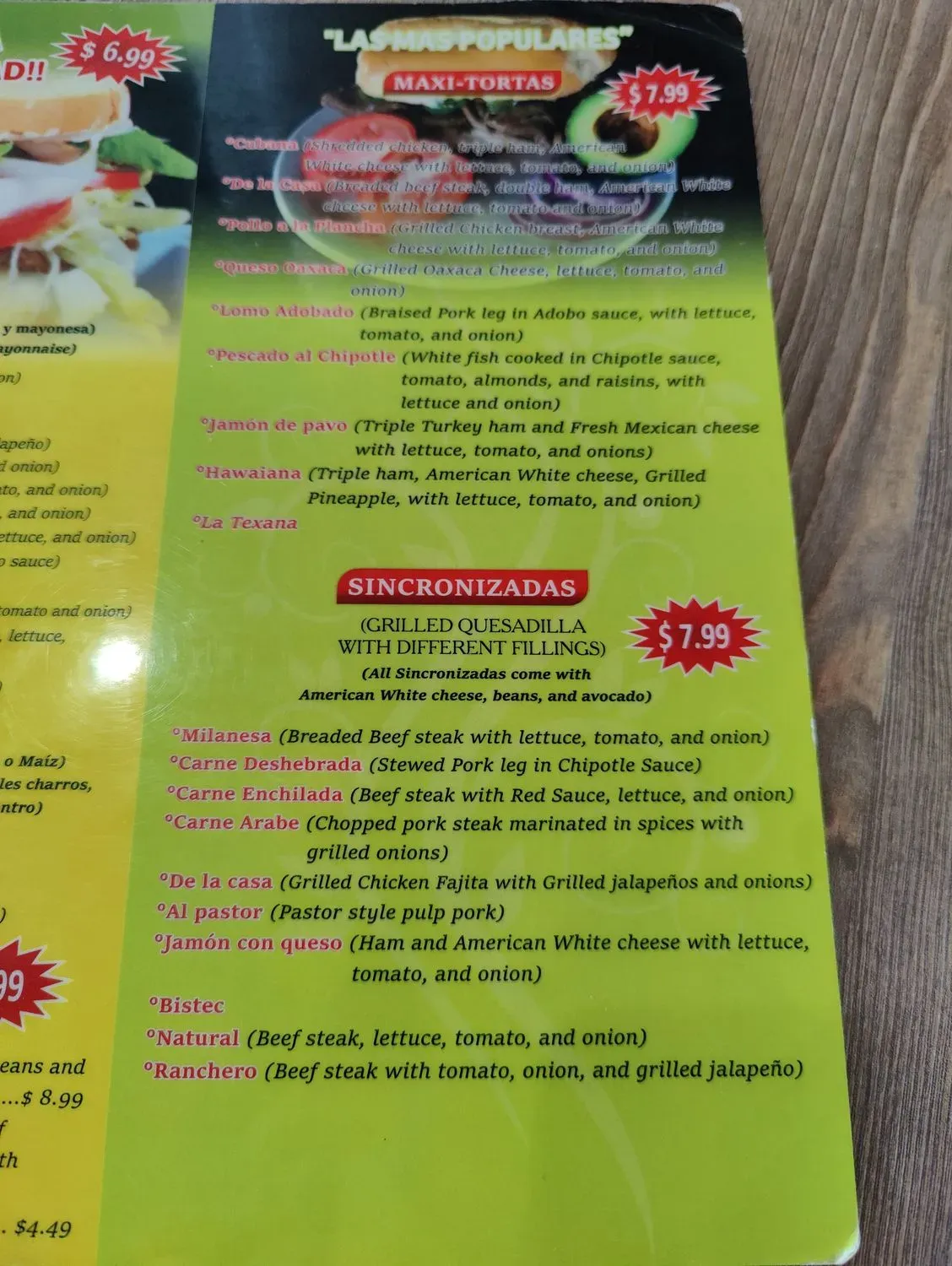 Menu 3