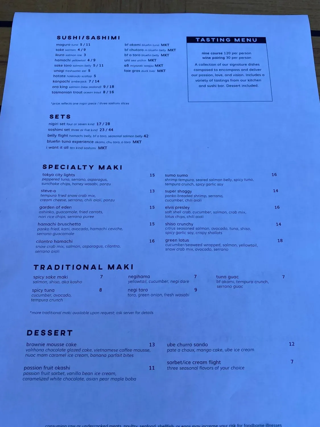 Menu 4