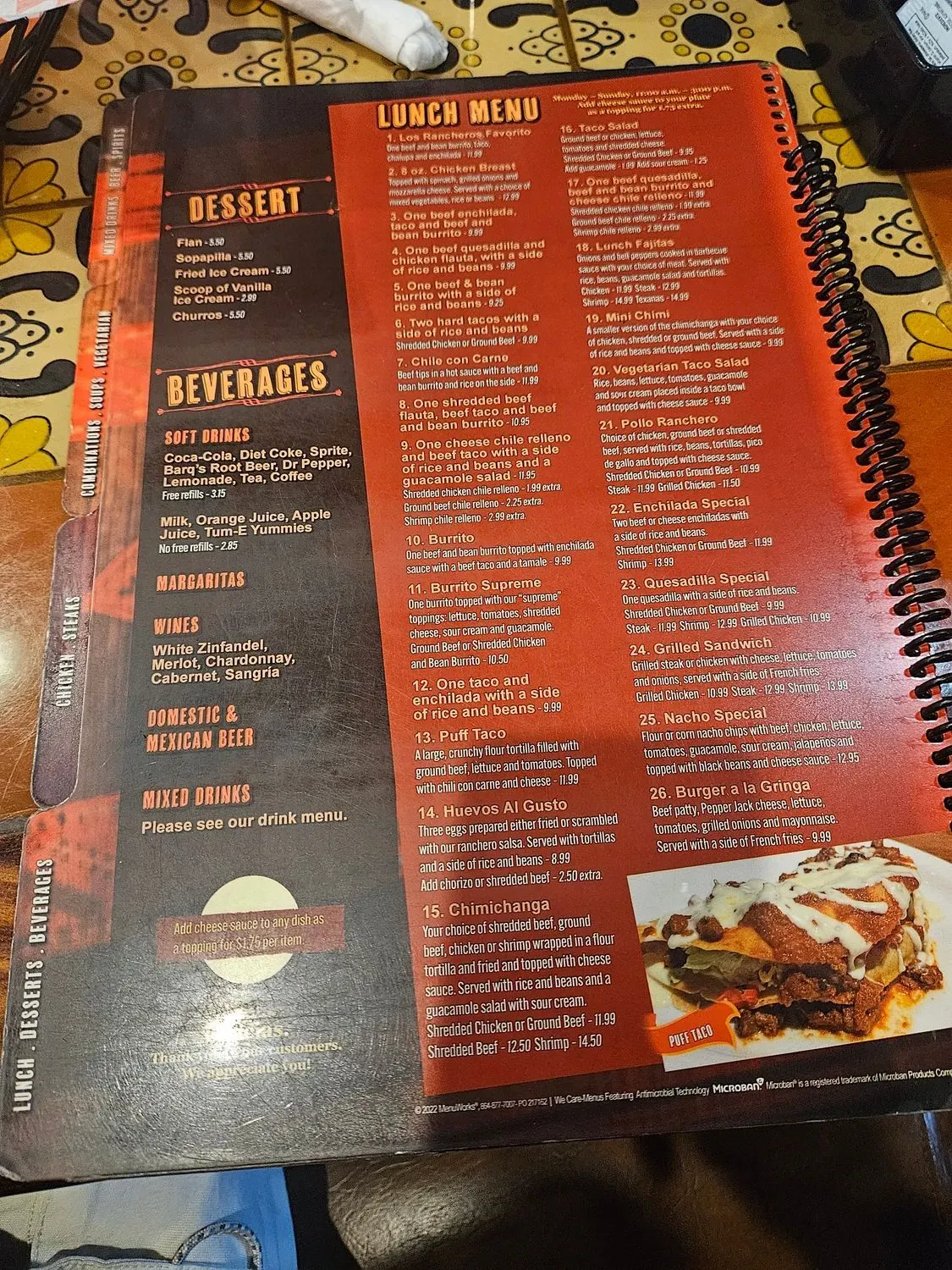 Menu 4