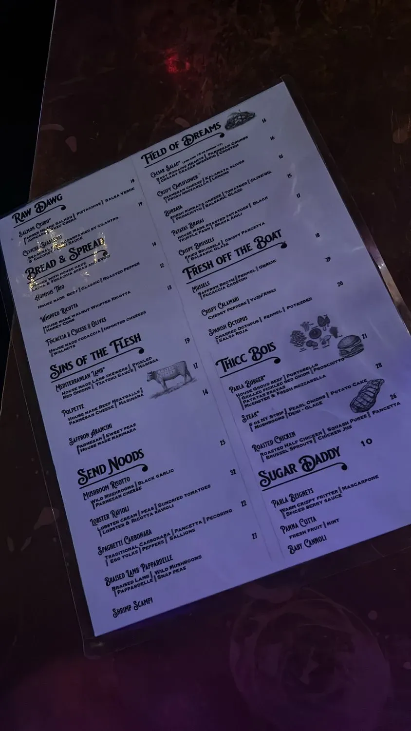 Menu 4