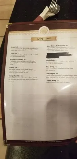 Menu 6