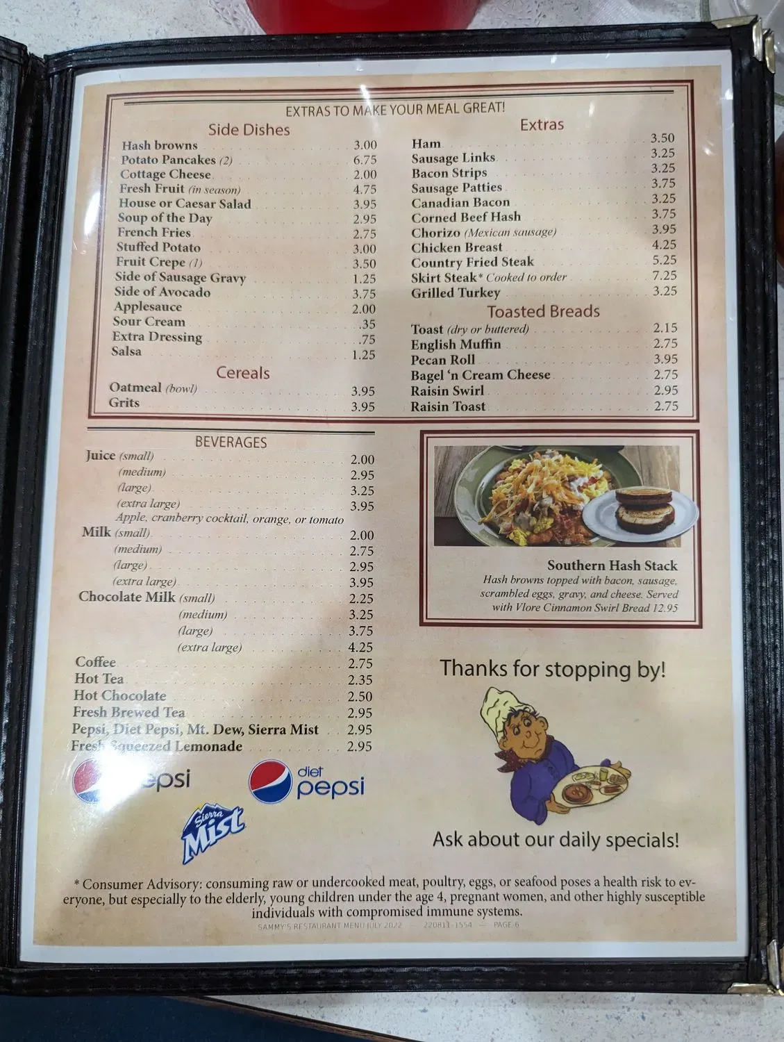 Menu 5