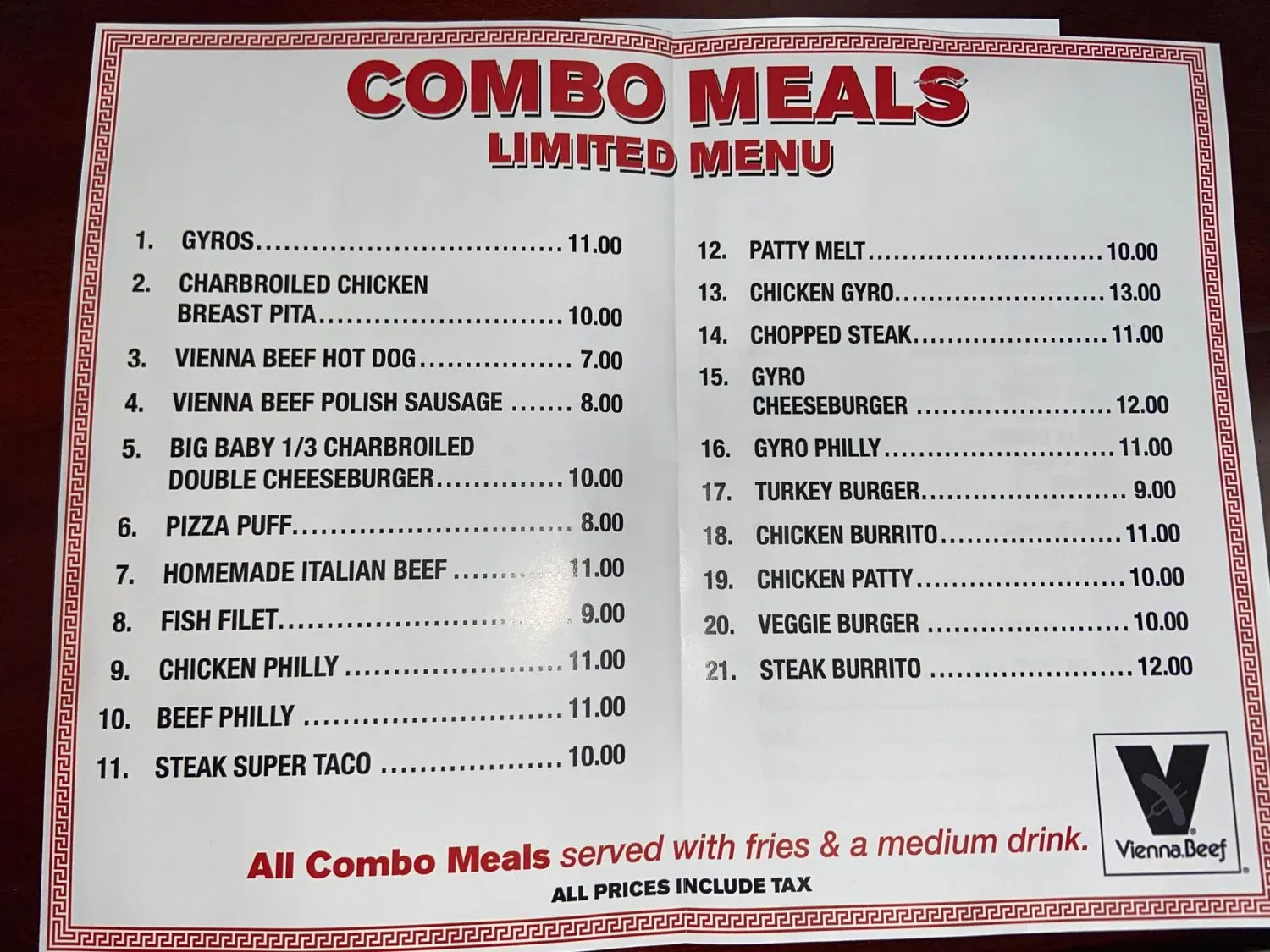 Menu 2