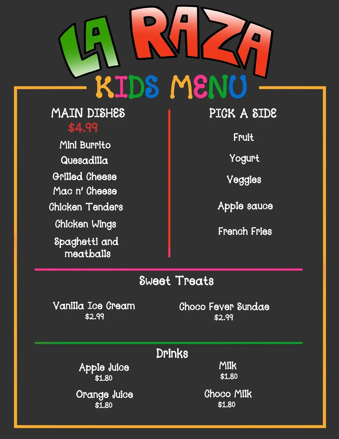 Menu 3