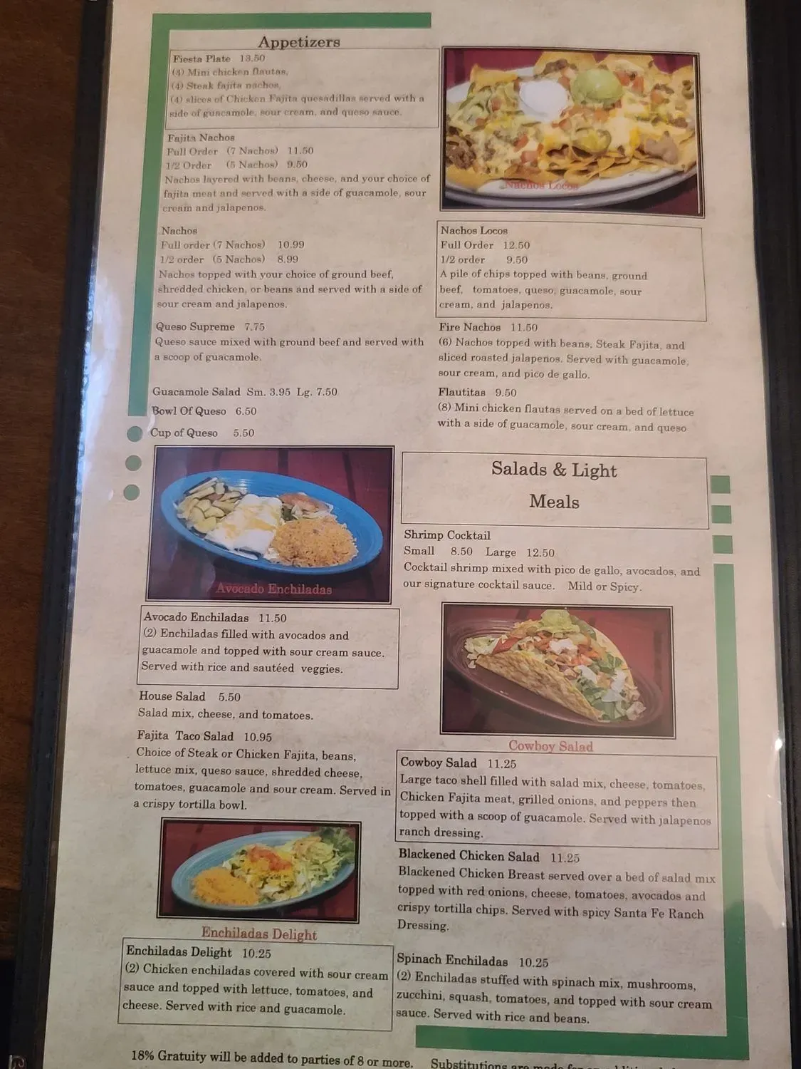 Menu 5