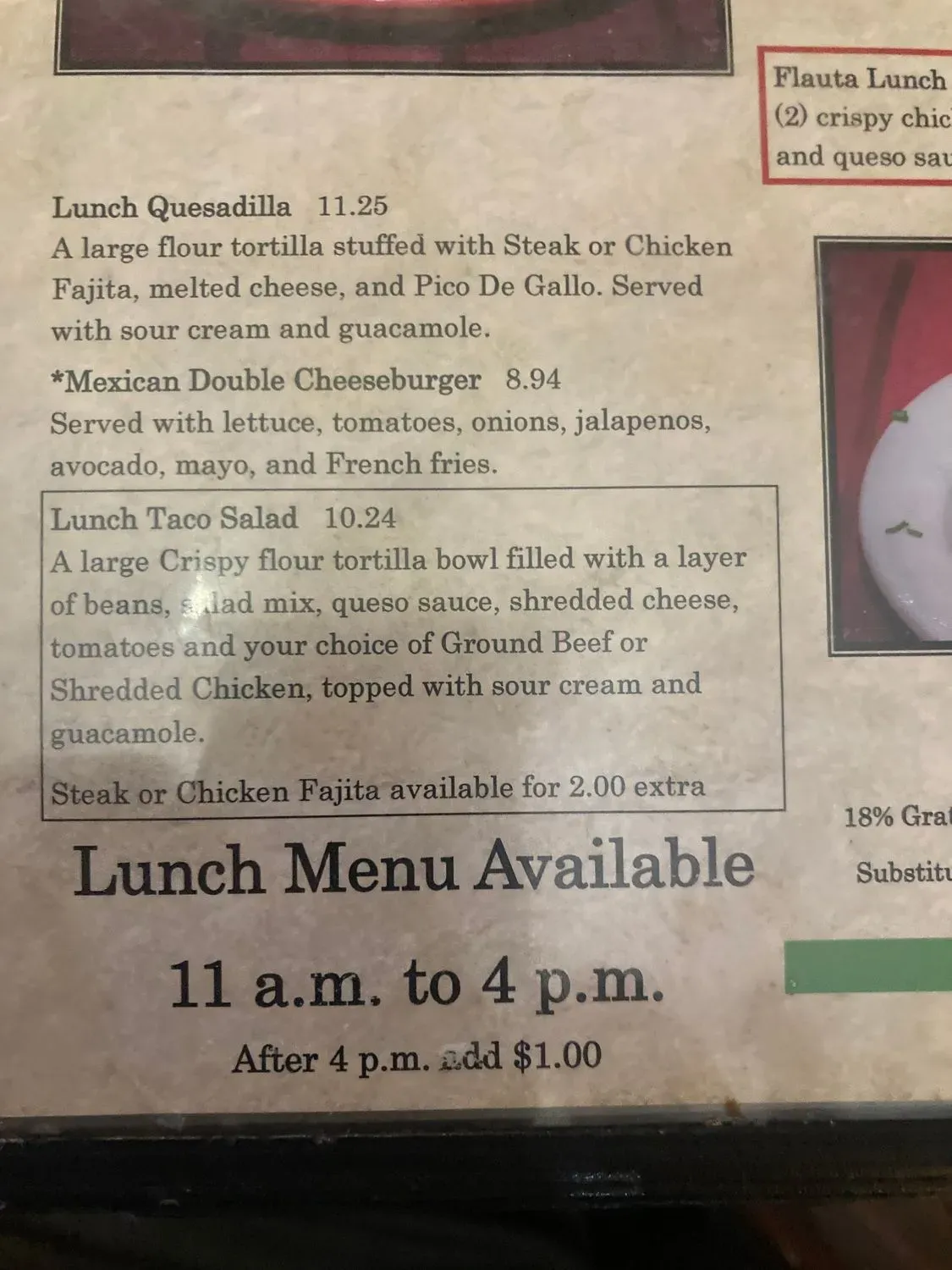 Menu 4