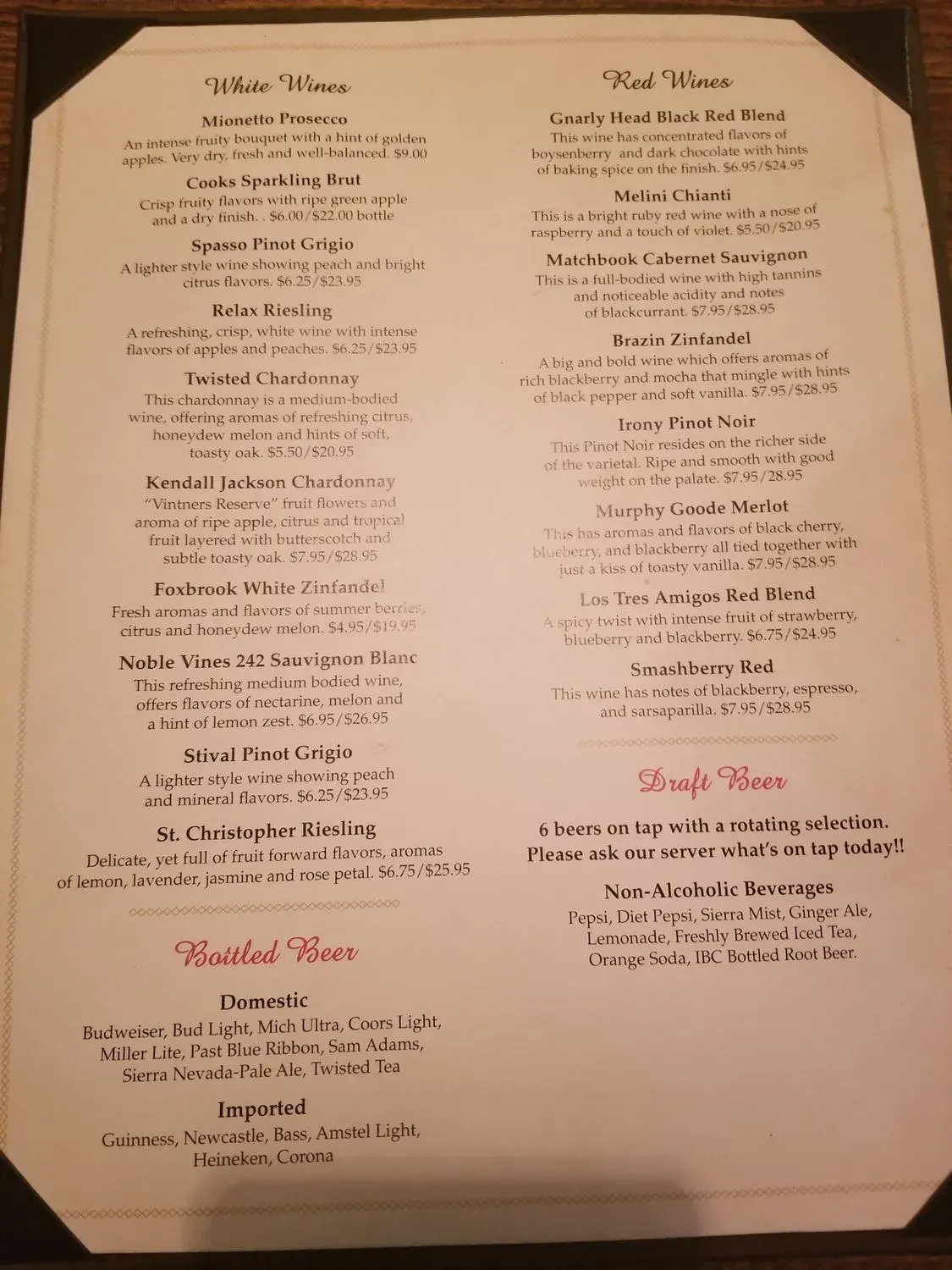 Menu 4