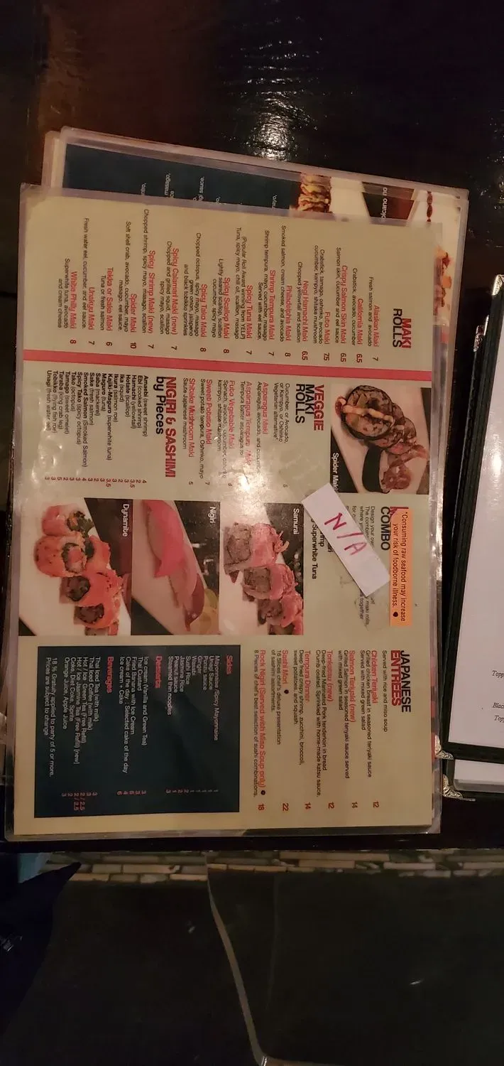 Menu 5