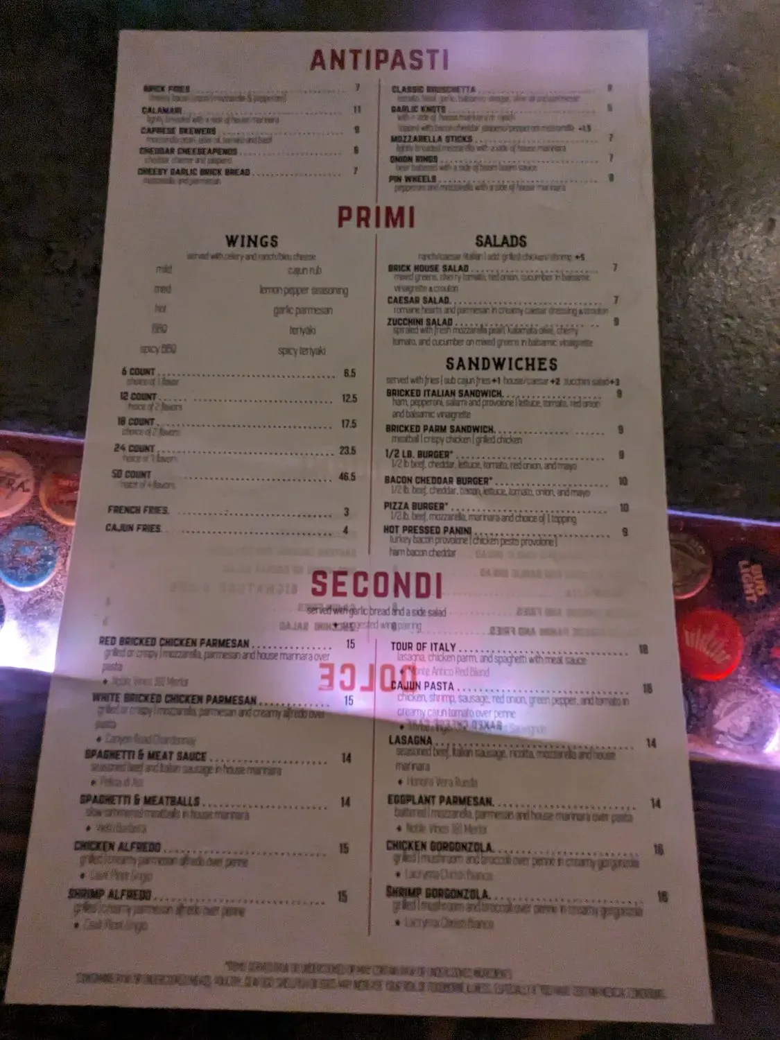 Menu 3