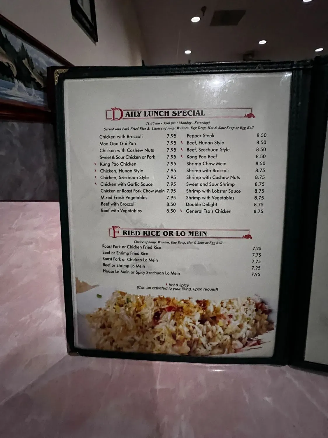 Menu 4