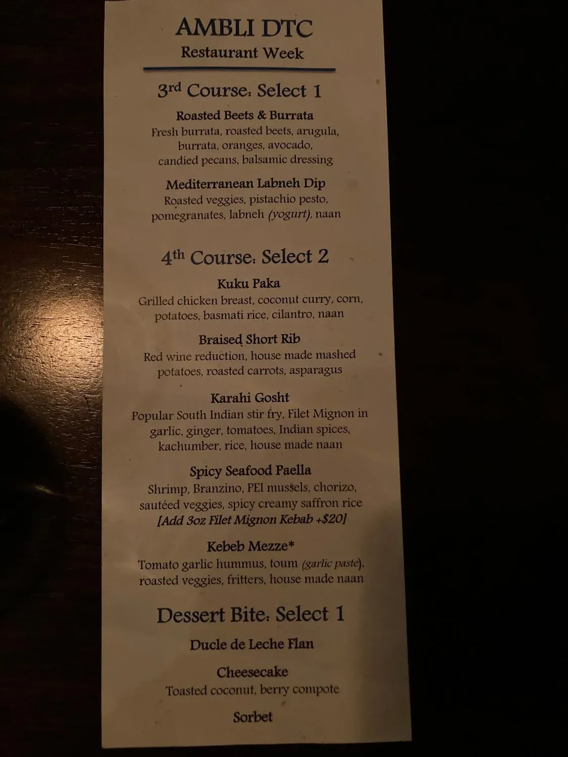 Menu 5