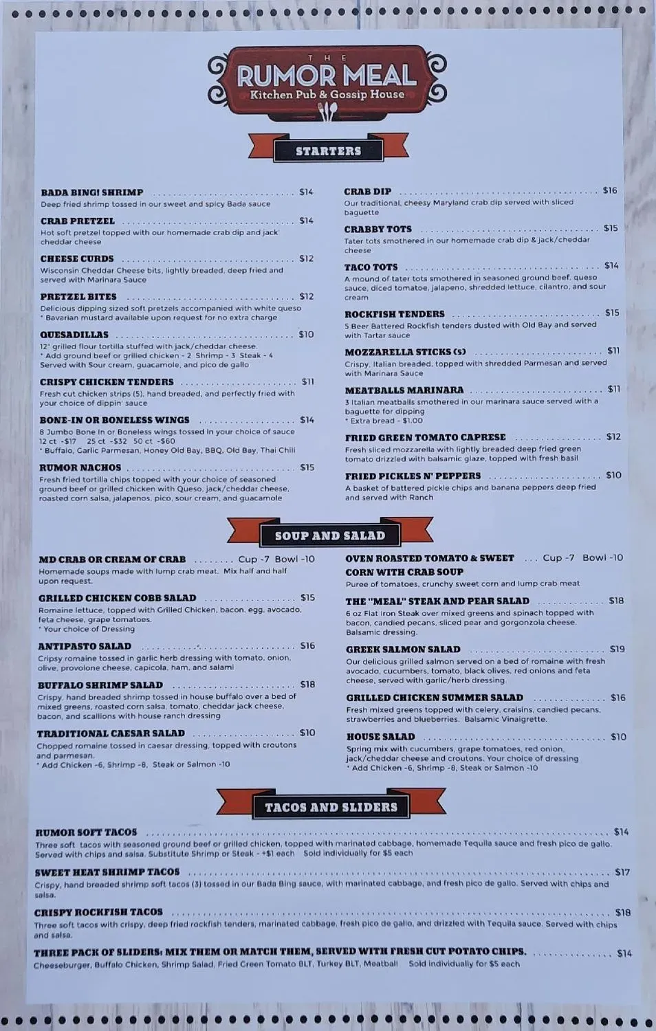 Menu 2