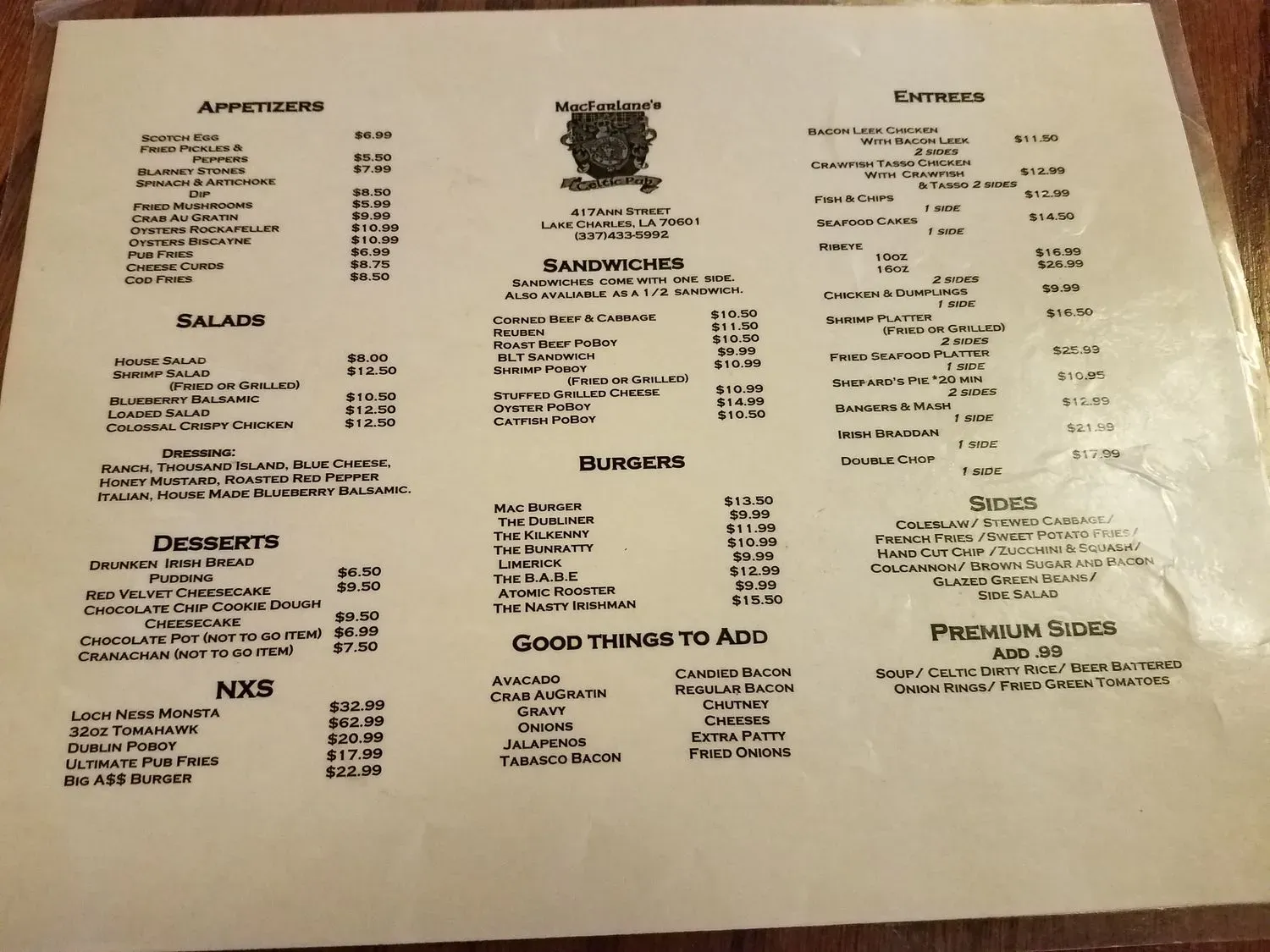 Menu 2