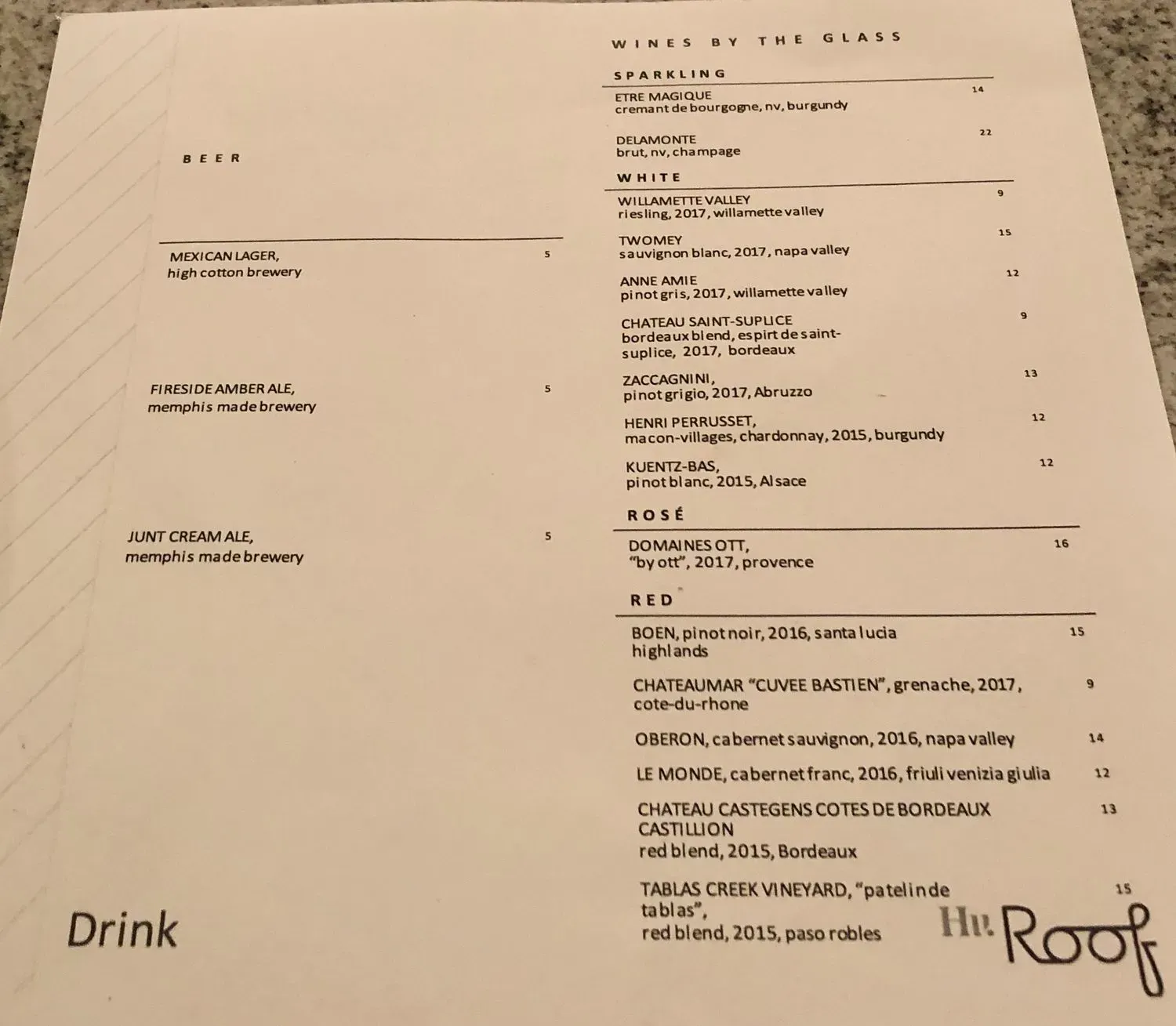 Menu 3