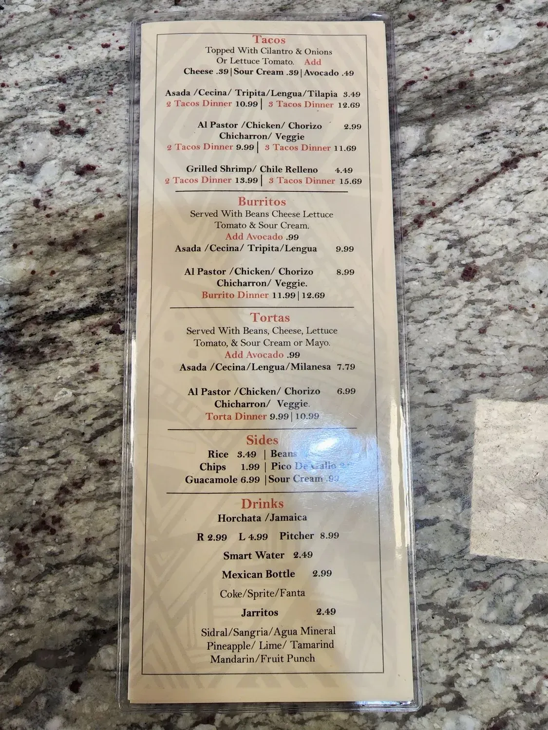 Menu 4