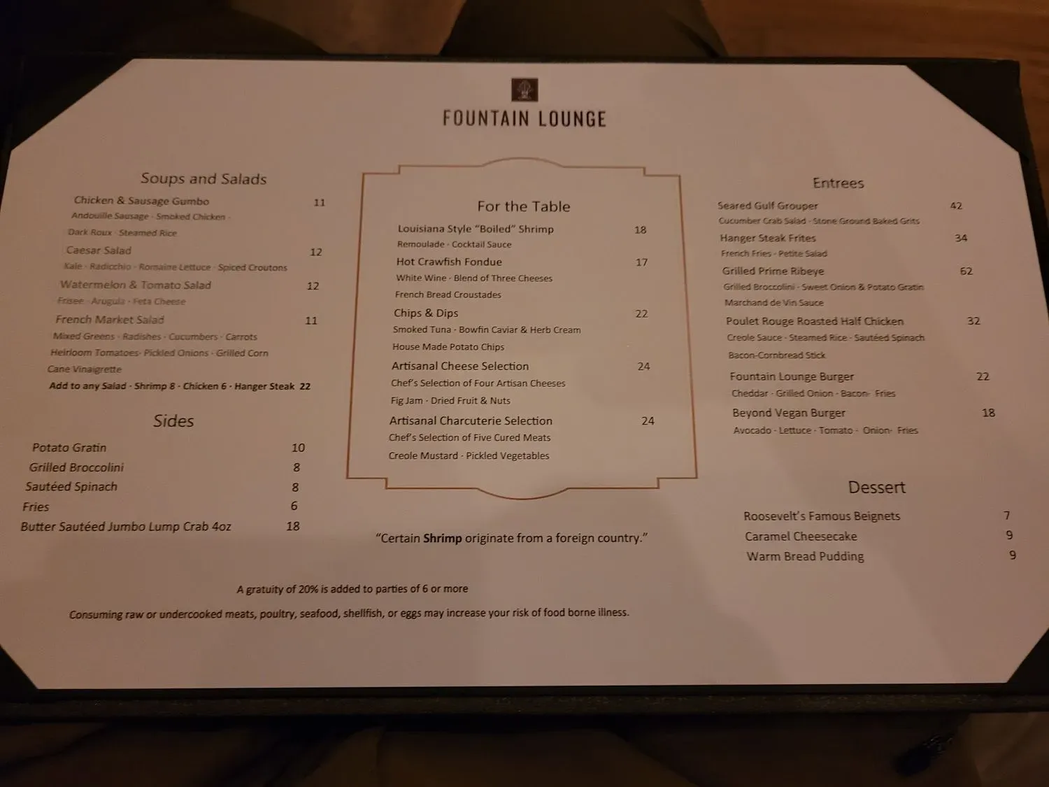 Menu 4