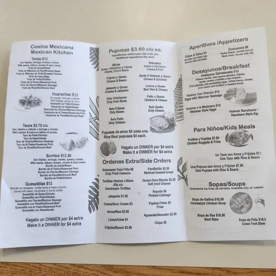 Menu 3