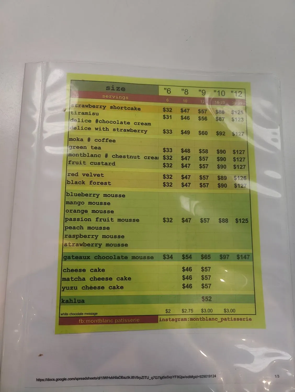 Menu 2