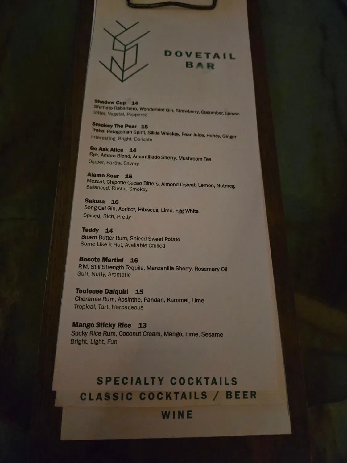 Menu 6