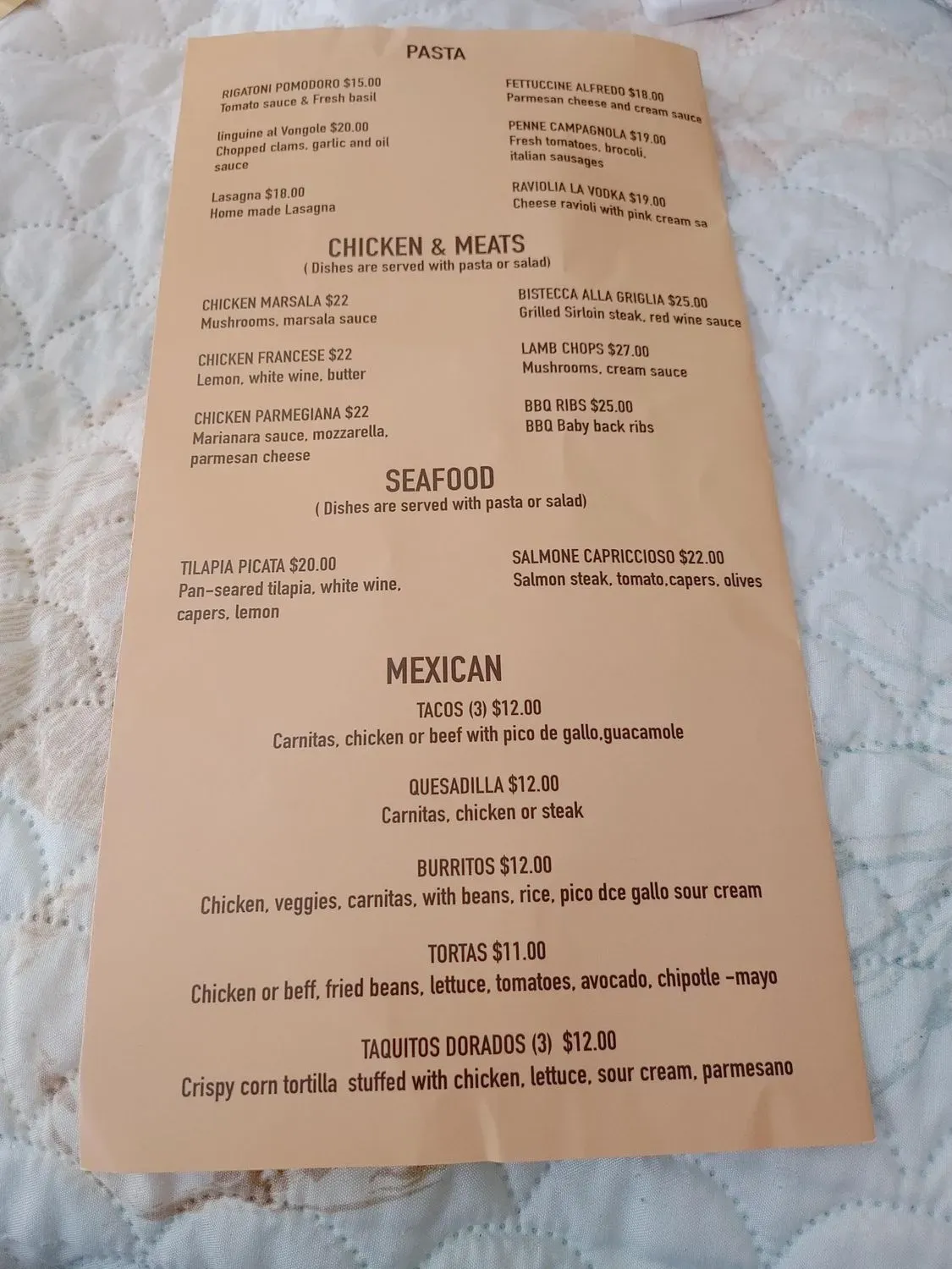 Menu 4