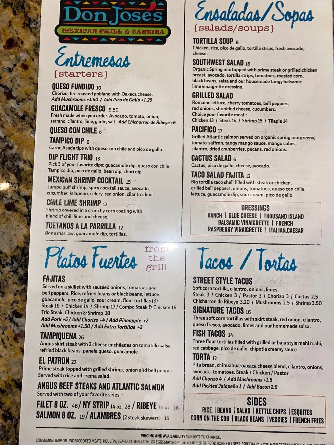 Menu 5