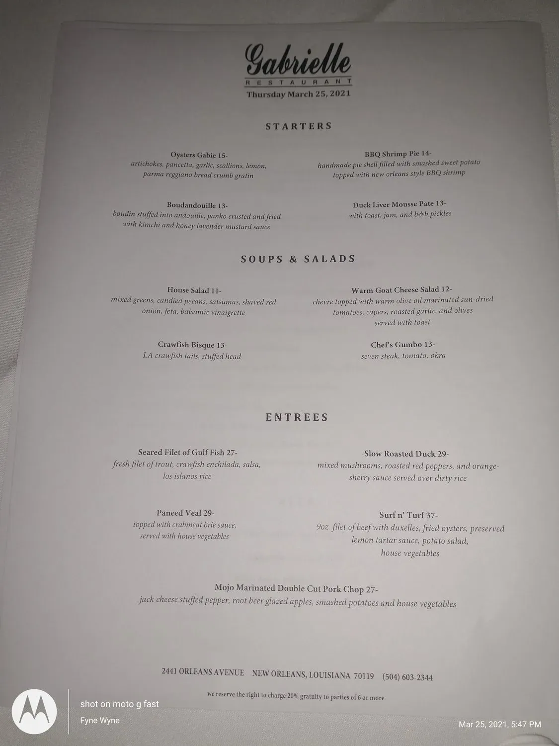 Menu 3