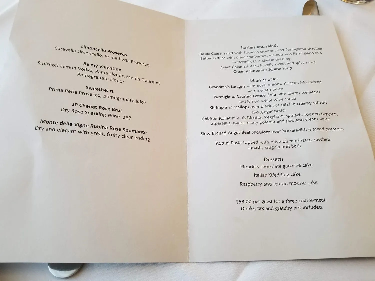 Menu 4