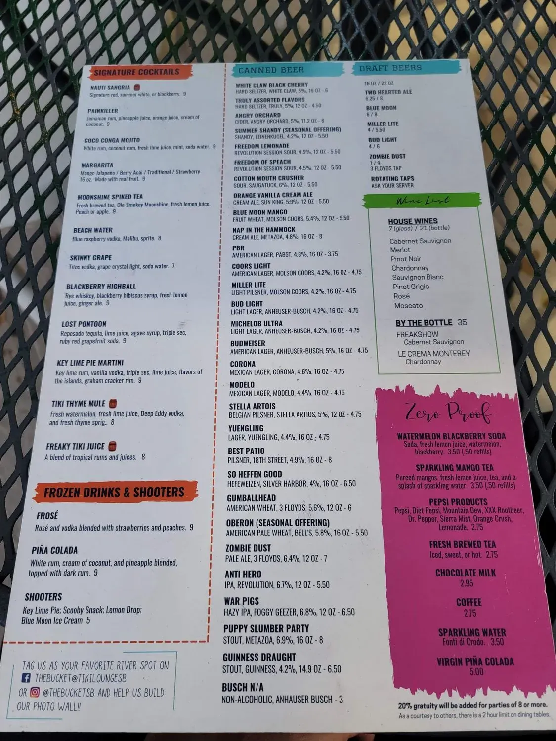 Menu 6