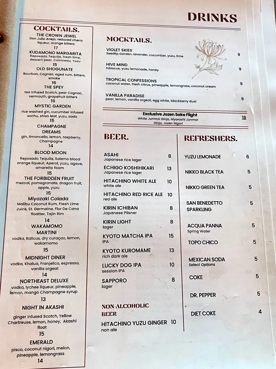 Menu 3