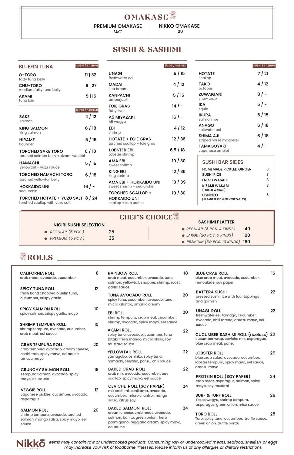 Menu 2