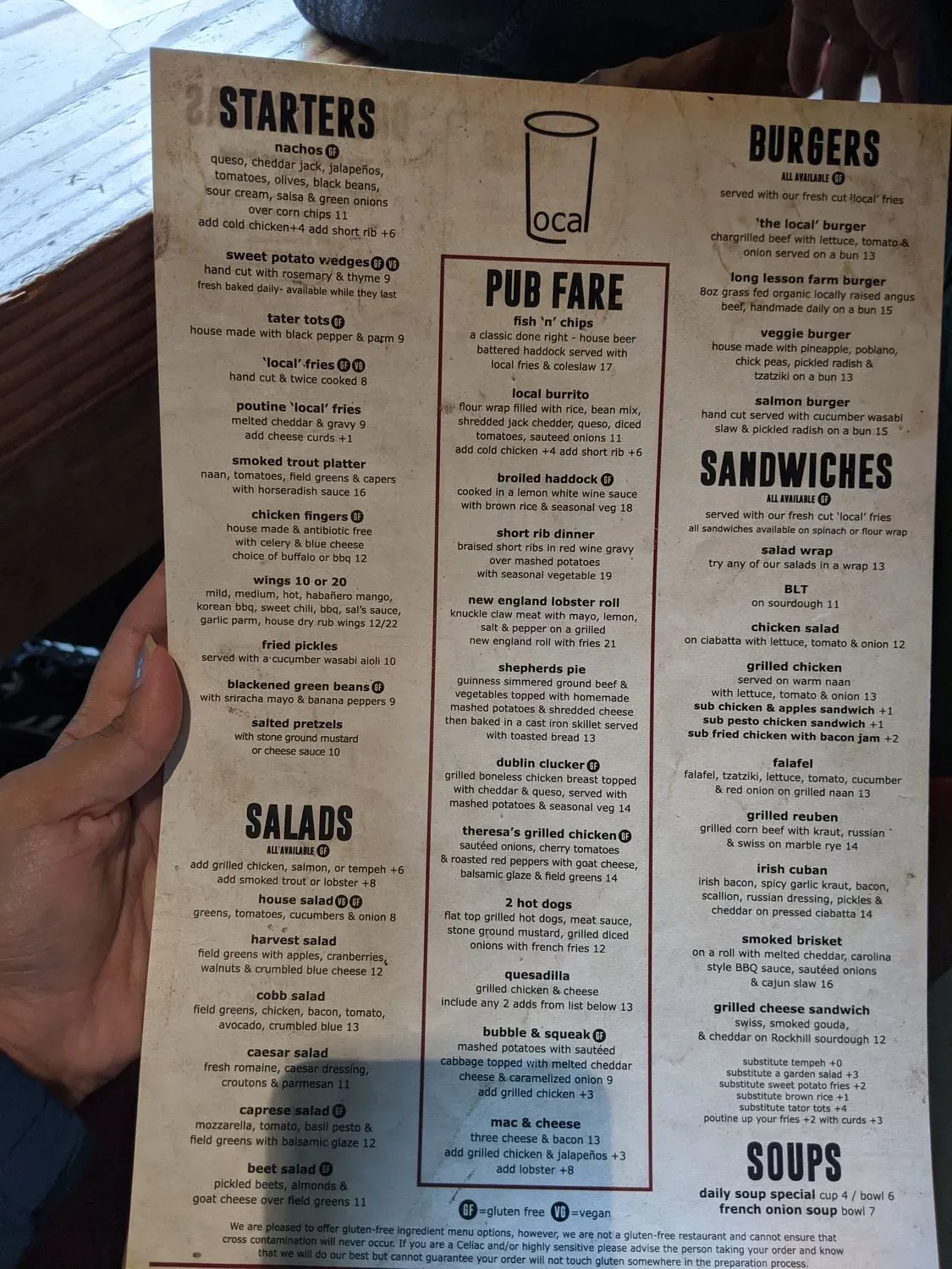 Menu 4