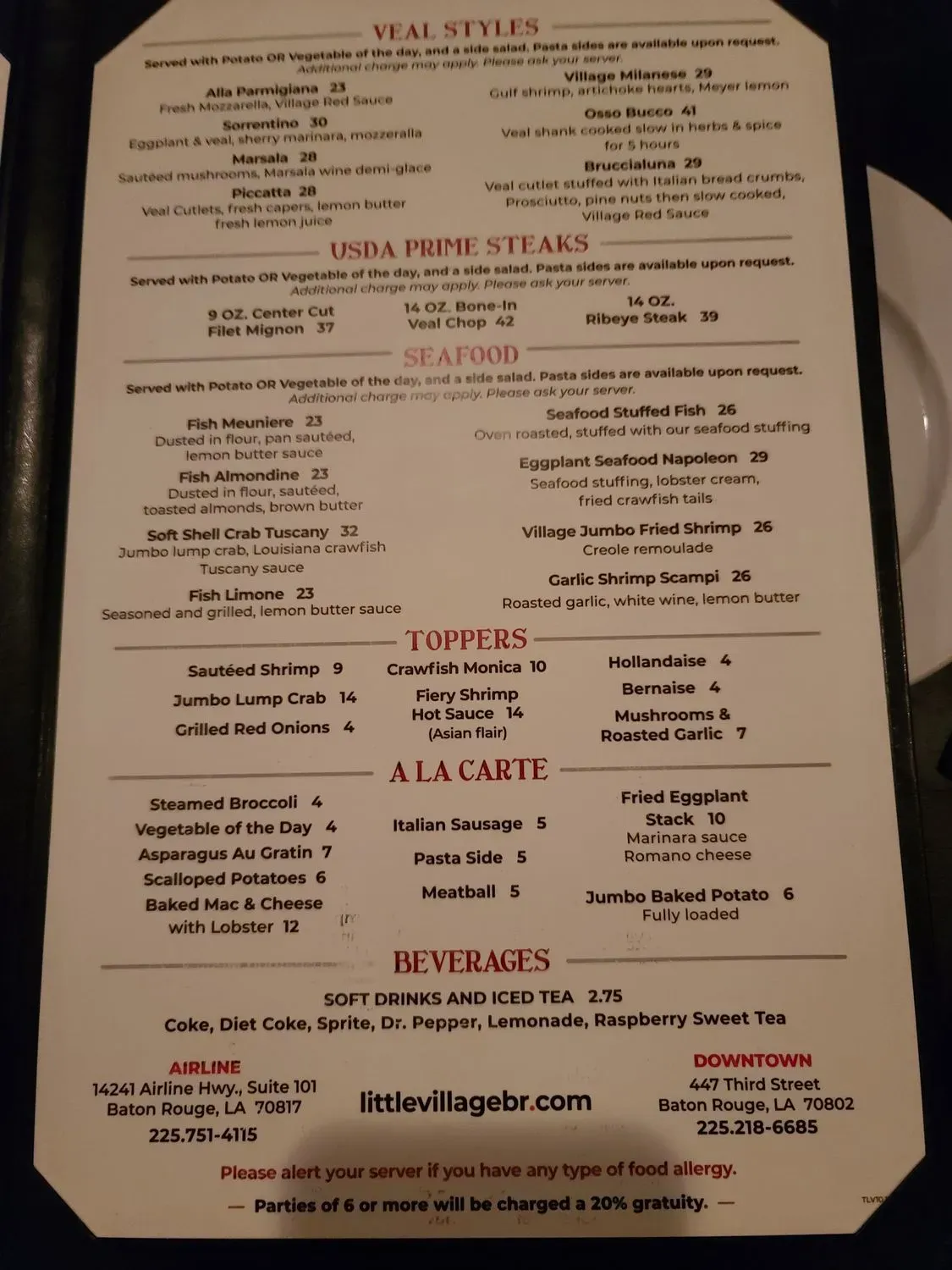 Menu 4