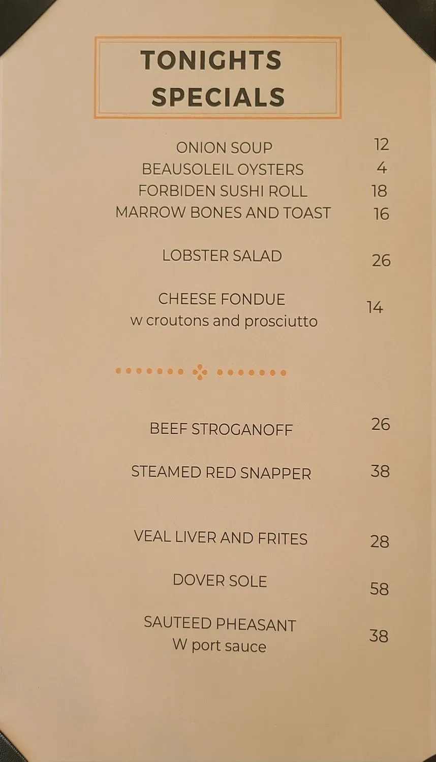 Menu 2