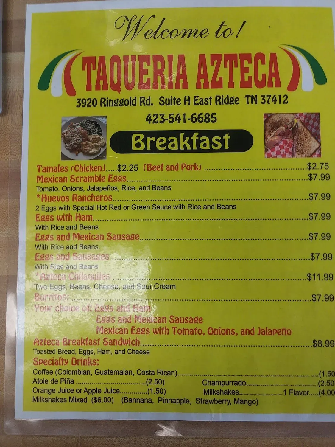 Menu 4