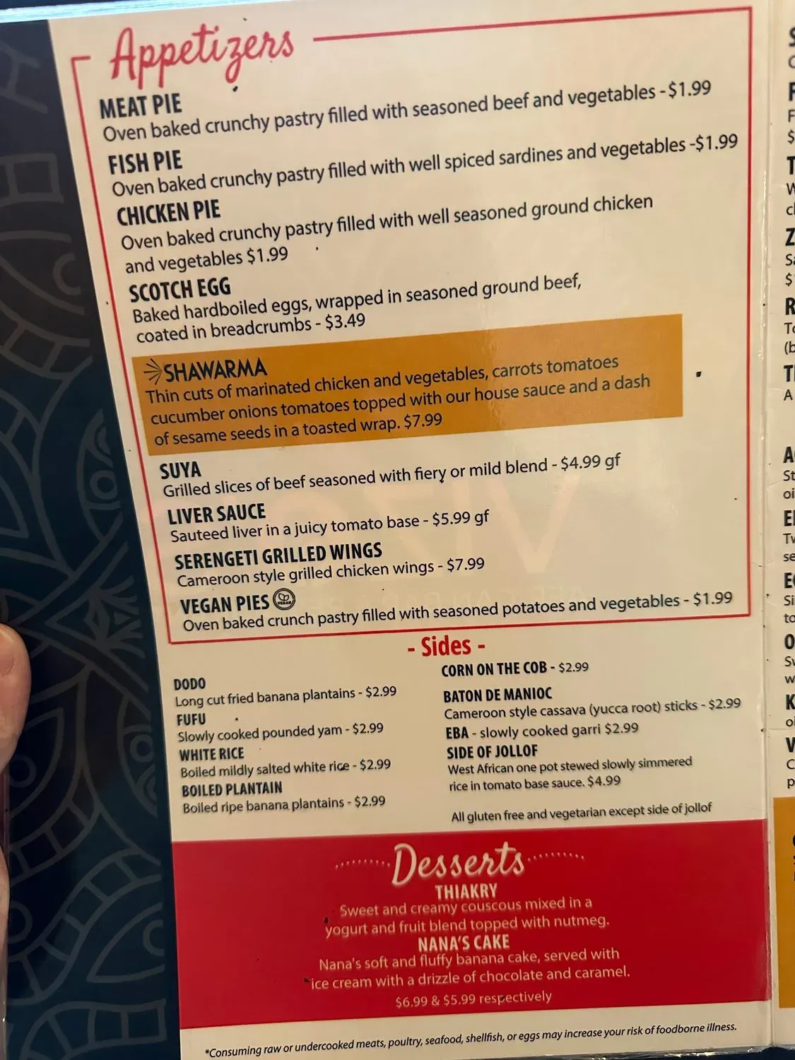 Menu 6