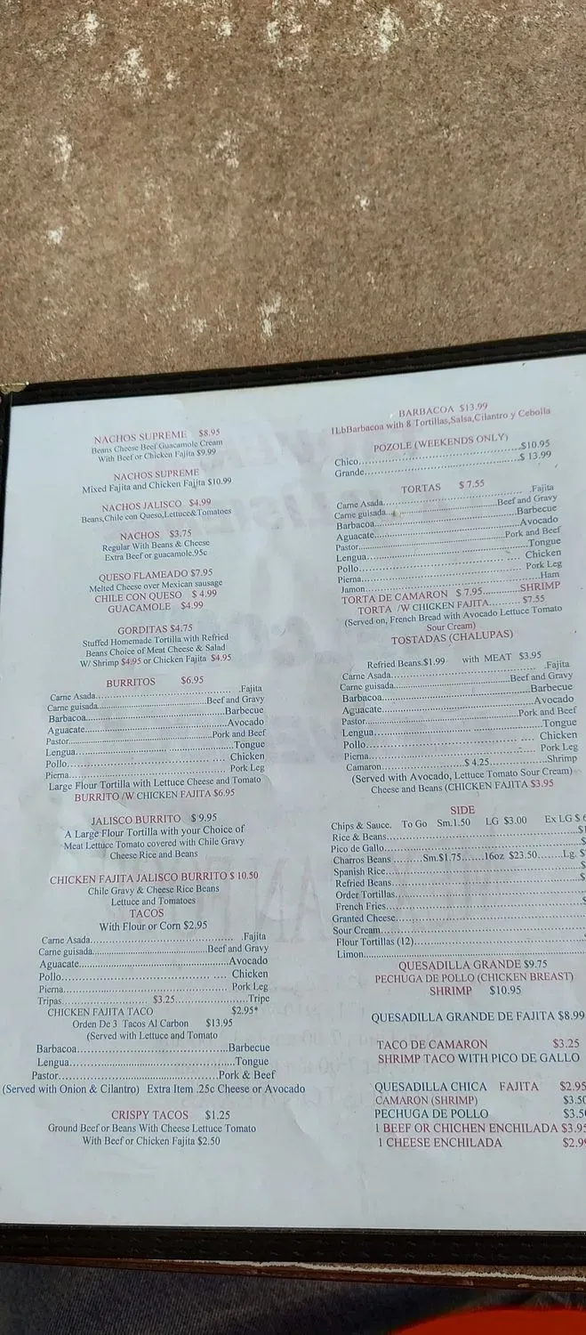 Menu 4