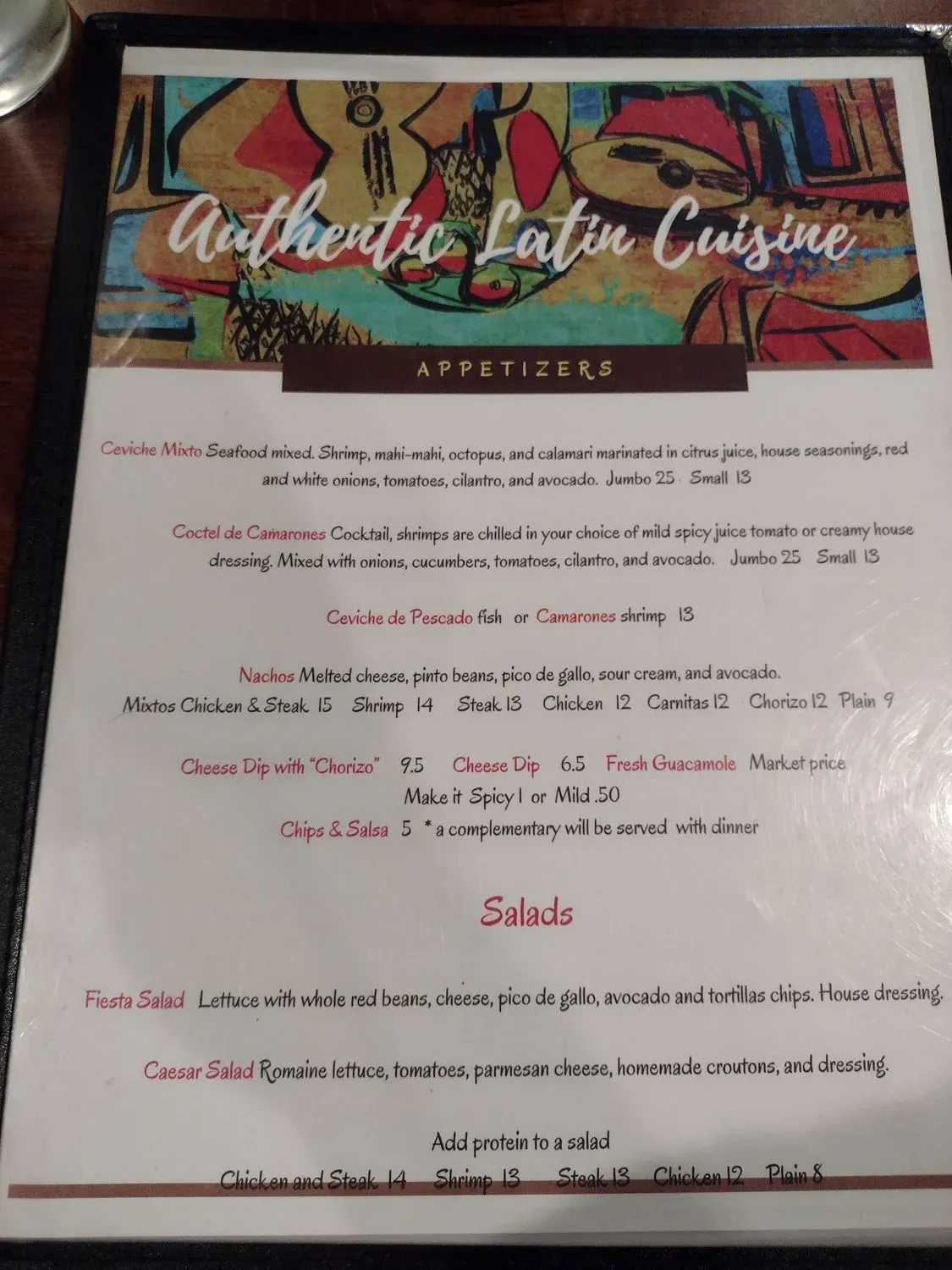 Menu 4