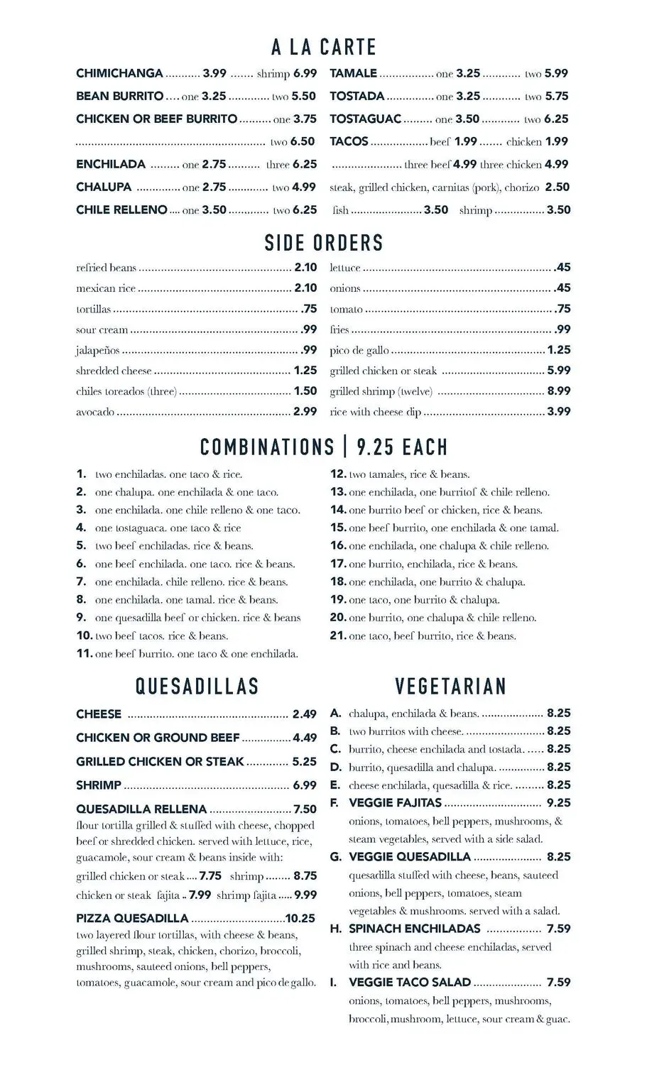 Menu 2