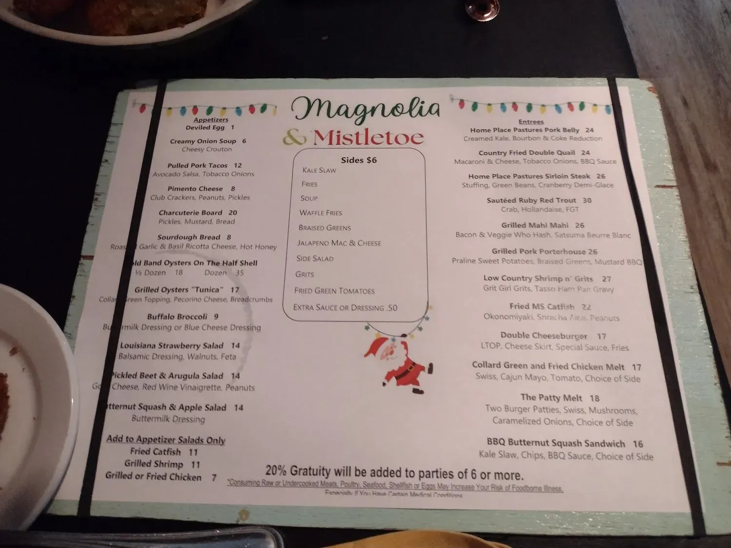 Menu 6