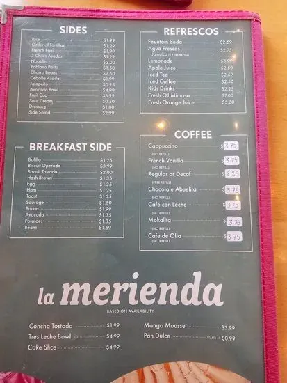 Menu 5