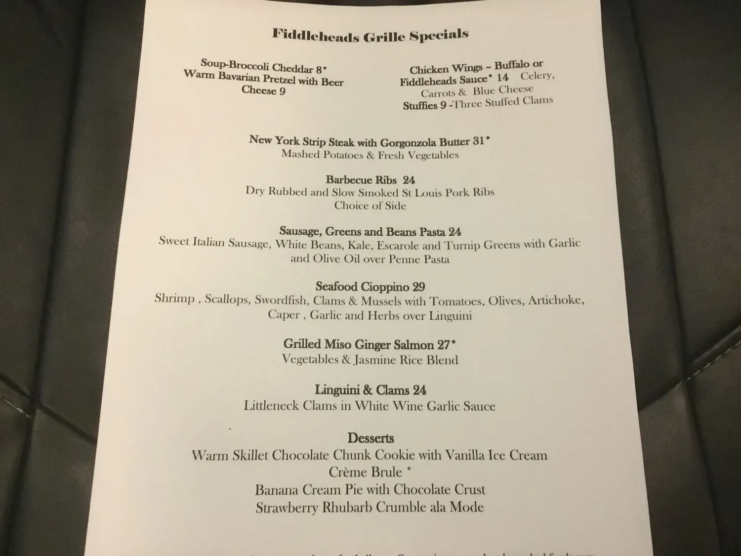 Menu 4