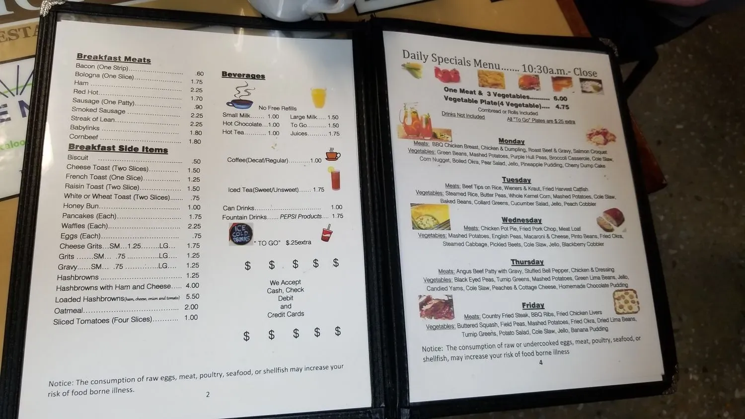 Menu 2