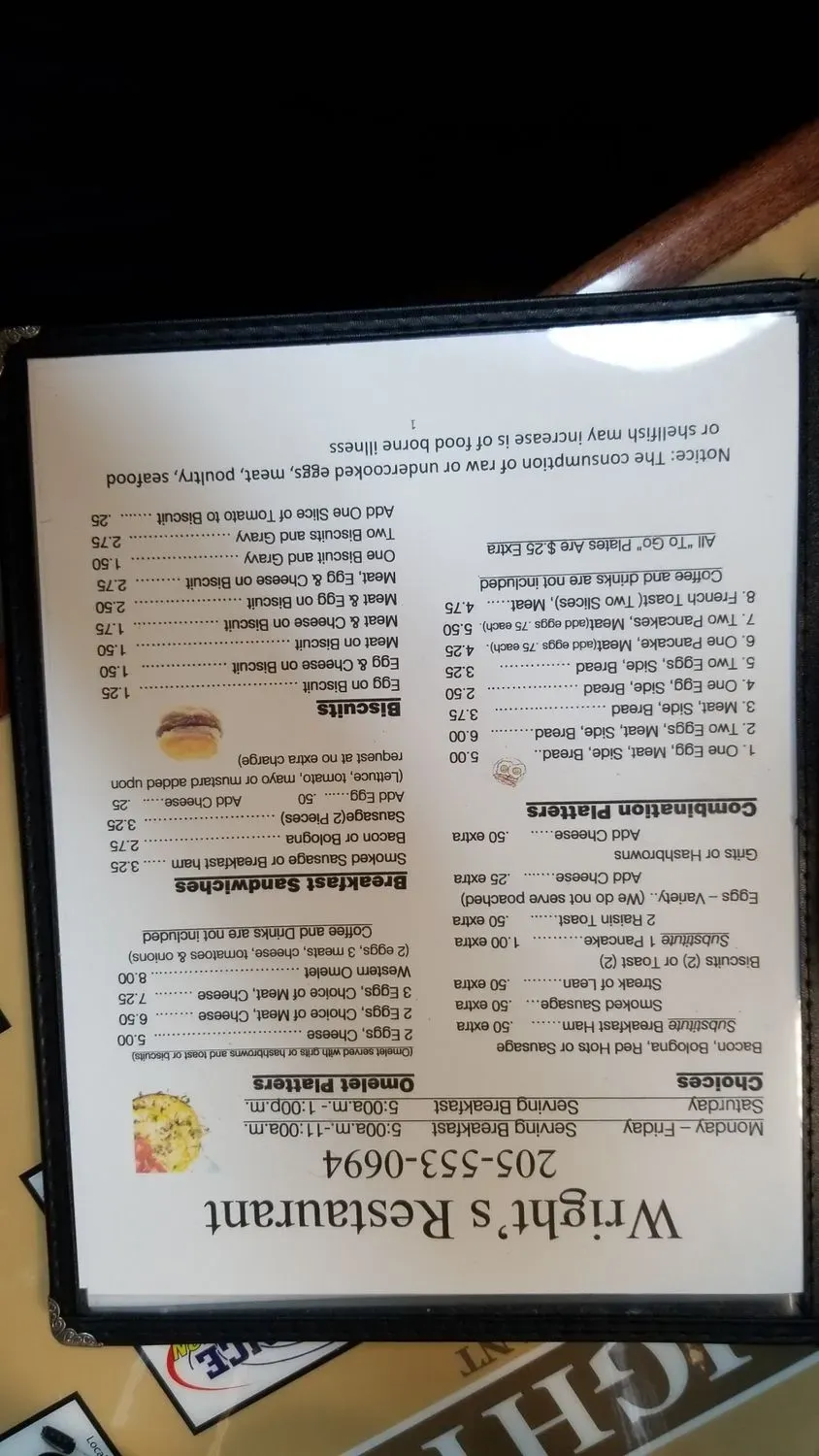 Menu 4