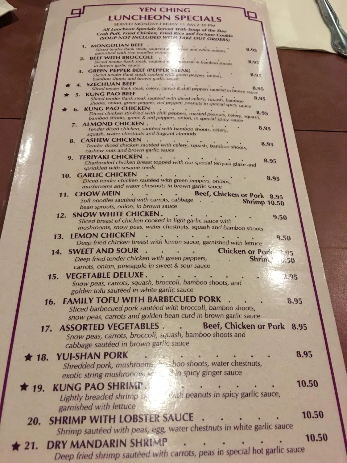 Menu 3